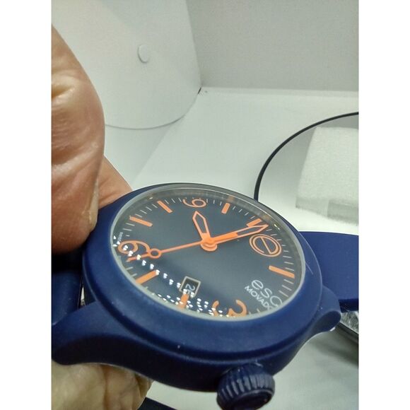 ESQ Movado Blue / Orange ES:50.1.29.5670 Swiss Quartz Movement Watch - Picture 4 of 12